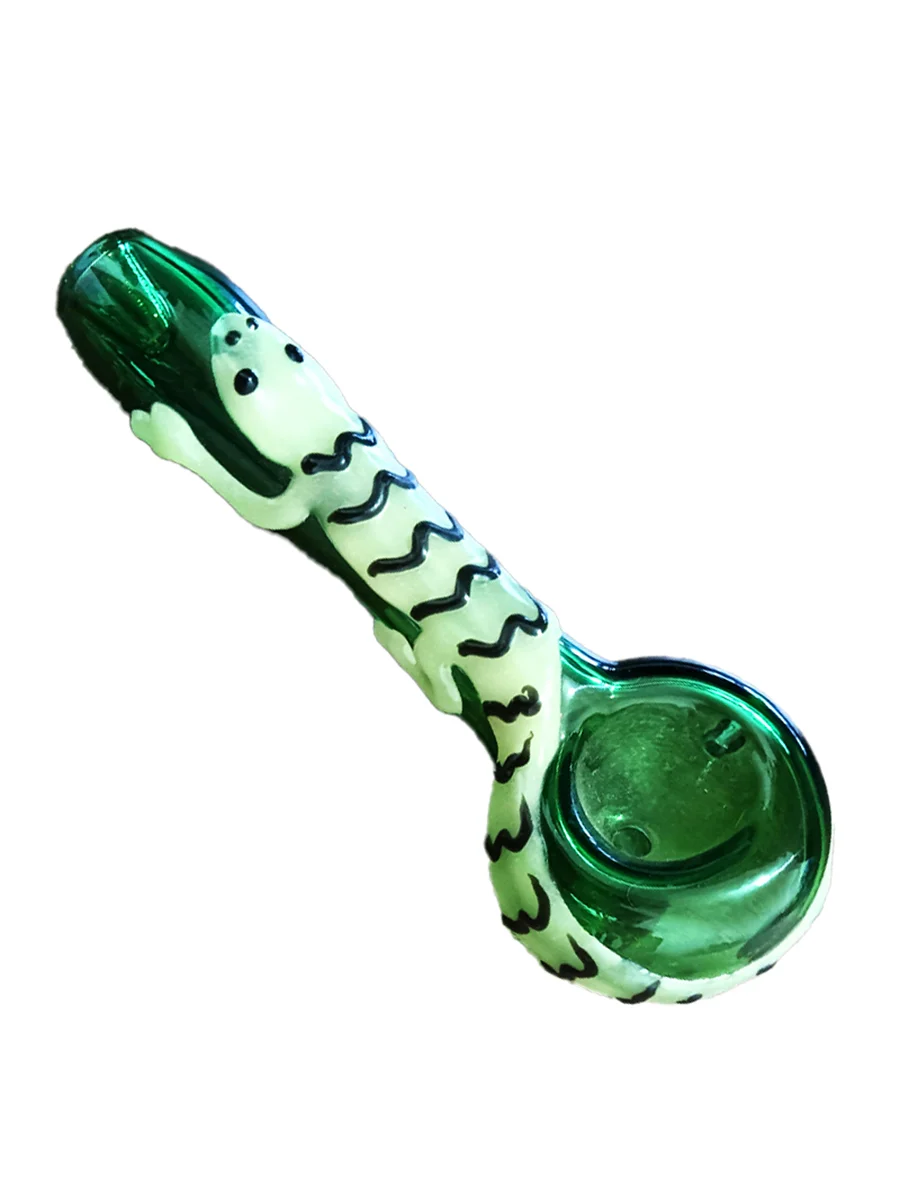 Animal Blend Glass Spoon Smoking Pipe, 2 image
