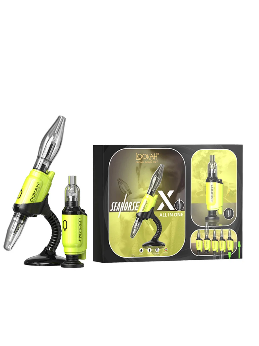 LOOKAH Seahorse X Wax Pen Neon Green LOOKAH Seahorse X Wax Pen Neon Green