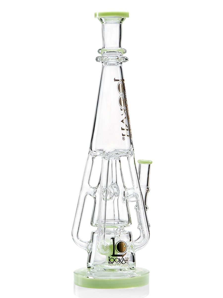 17" Cool Recycler Bong | Multiple water pipe | Porous Bubbler | Green 17" Cool Recycler Bong | Multiple water pipe | Porous Bubbler | Green