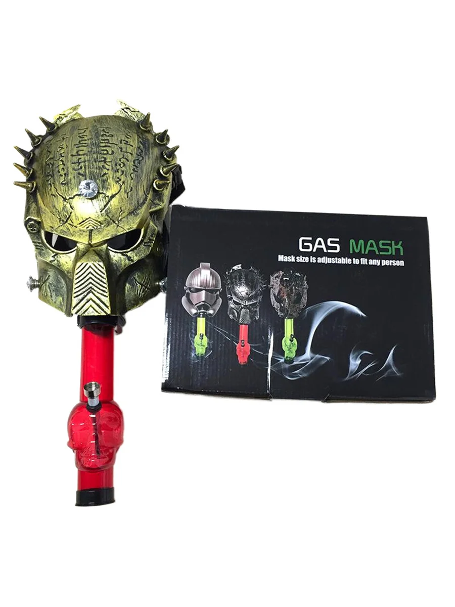 Predator Gas Mask Bong Packaging