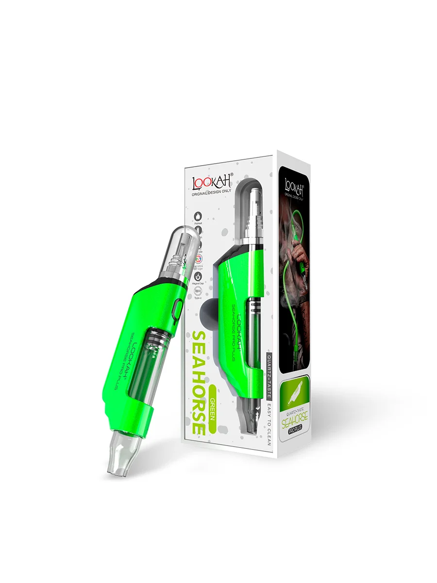 LOOKAH Seahorse Pro Plus Best Electric Nectar Collector Wax pen & Dab Pen, Color: Orange-Black Spatter, 4 image LOOKAH Seahorse Pro Plus Best Electric Nectar Collector Wax pen & Dab Pen, Color: Orange-Black Spatter, 4 image