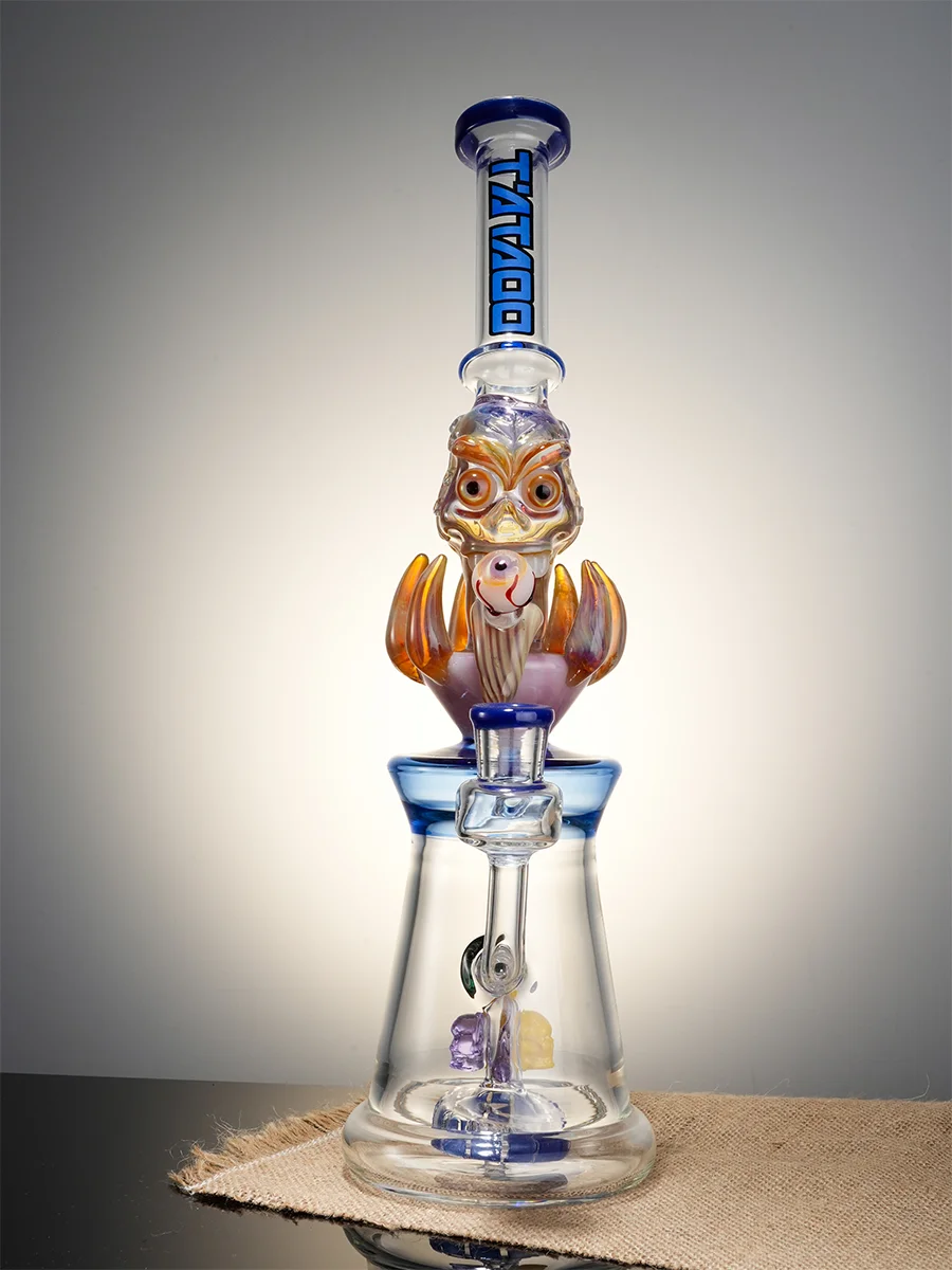 Lookah Bong 14" Phantom Skull Bent Neck Water Pipe10 Lookah Bong 14" Phantom Skull Bent Neck Water Pipe10