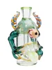 14mm Joint 90-degree Playfull Monster Ash Catcher, Colors: Black Green, 3 image 14mm Joint 90-degree Playfull Monster Ash Catcher, Colors: Black Green, 3 image