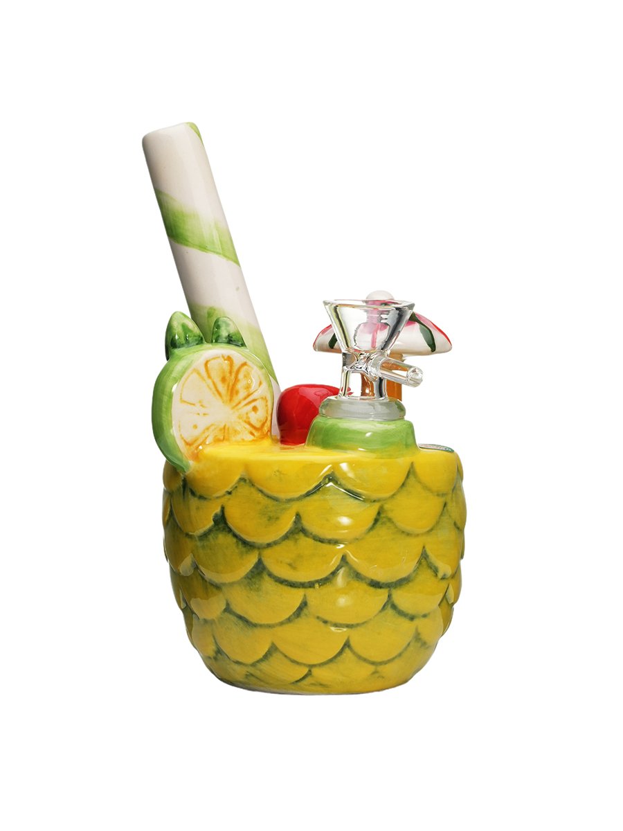 Pineapple Fancy Drink Ceramic Water Pipe, 6 image Pineapple Fancy Drink Ceramic Water Pipe, 6 image