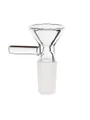 2PCS 14MM Clear Funnel Glass Bong Bowl
