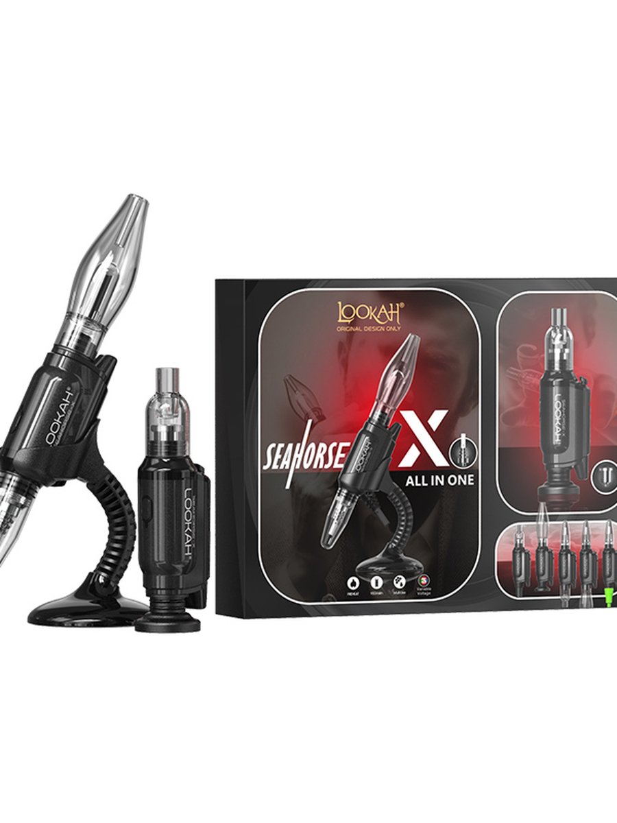 Lookah Seahorse X Wax Kit, Color: Neon Green