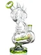 immersive character fantasy double barrel percolator bong