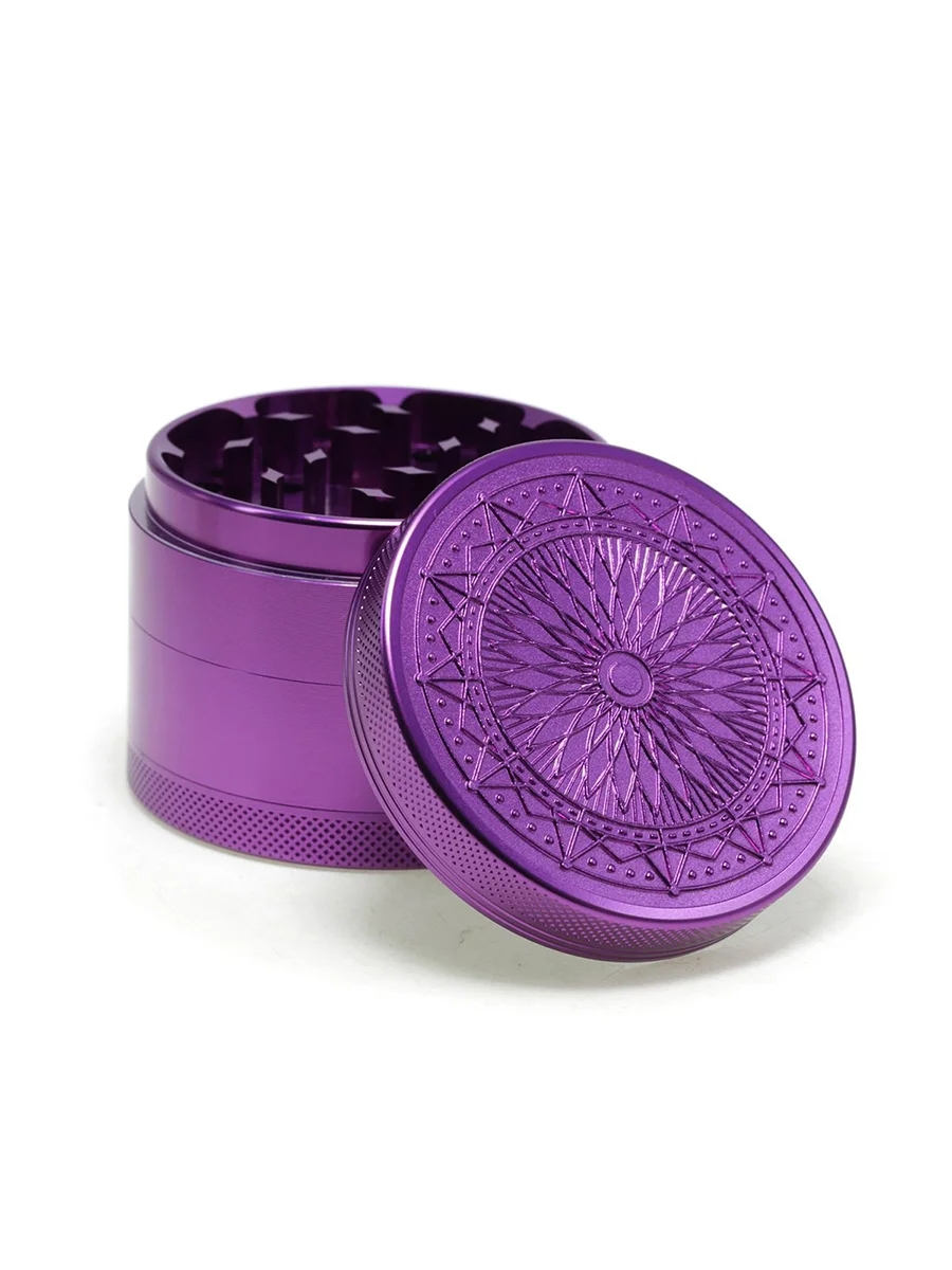 Embossed Smoke Grinder 4 Layers Herb Grinder Embossed Smoke Grinder 4 Layers Herb Grinder