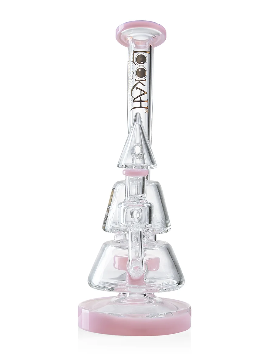 mesmerizing clear pyramid bong pink mesmerizing clear pyramid bong pink