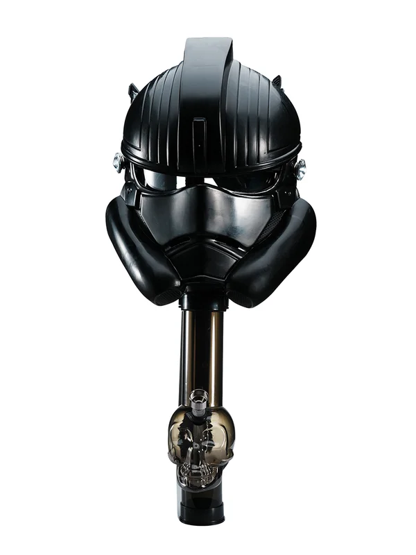 Unique Cool Storm Trooper Gas Mask Bong, Color: Black