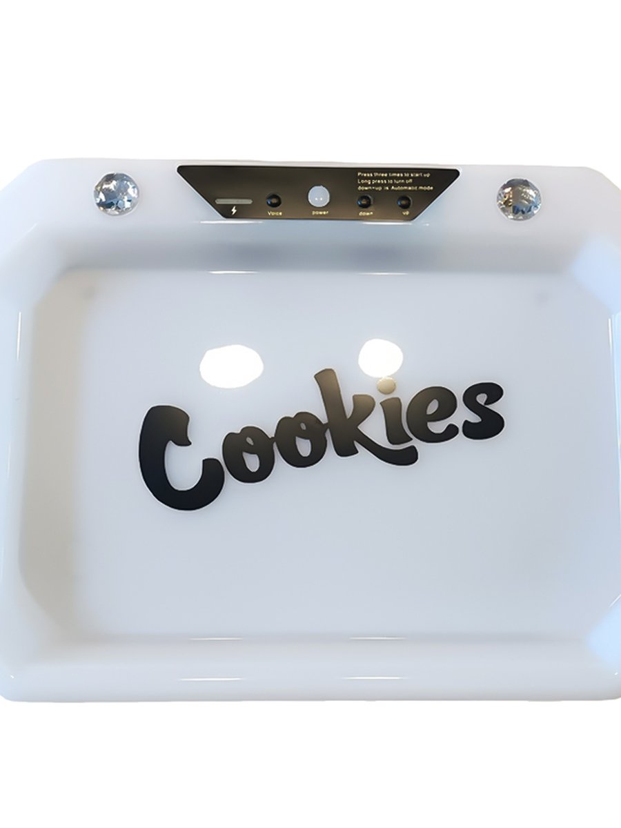 Octagonal LED Marquee Light-Up Rolling Tray