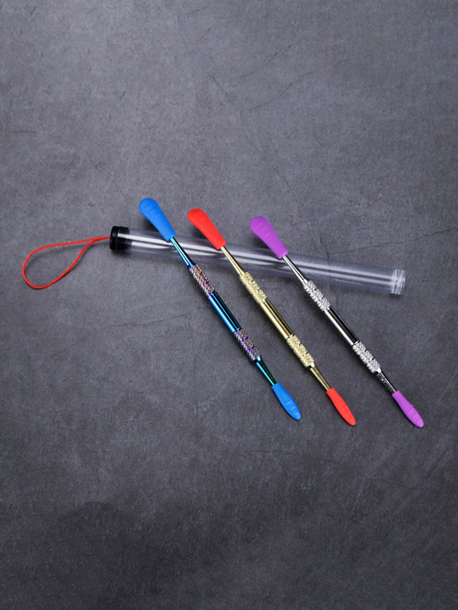 4pcs  Silicone Covered Dab Tools 4pcs  Silicone Covered Dab Tools