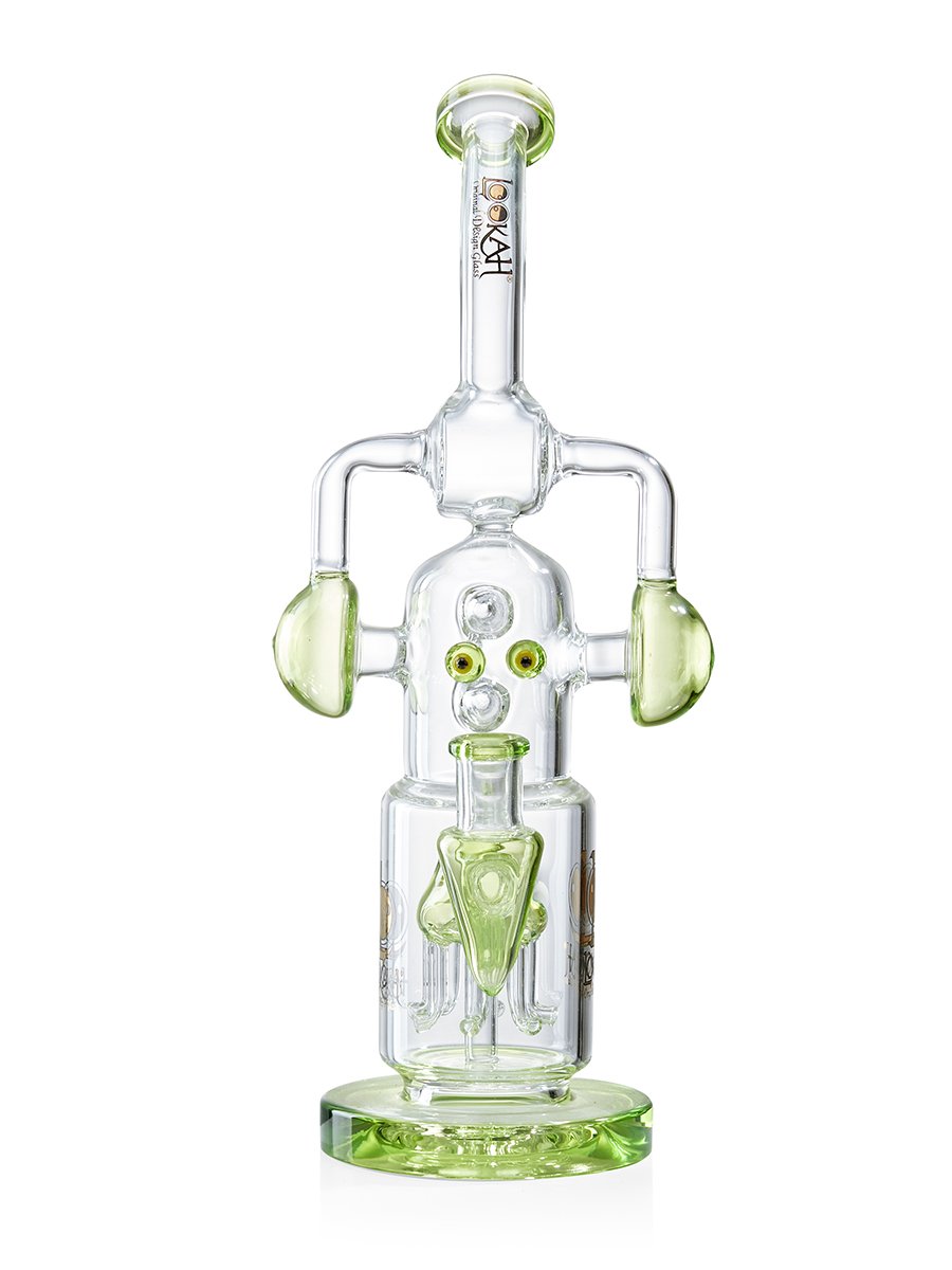 recycler decorative robot bong clear green recycler decorative robot bong clear green
