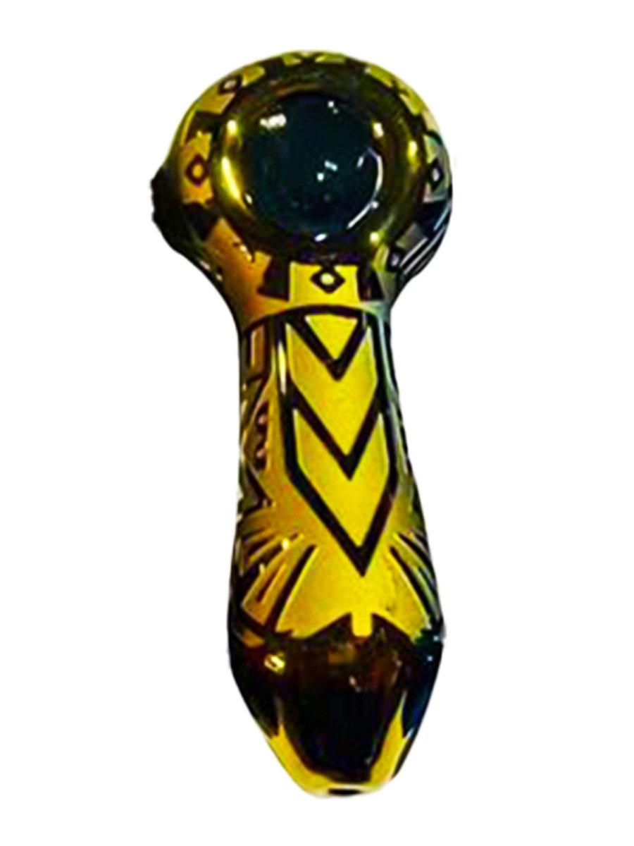 Electroplated Creative Glass Pipe Model A