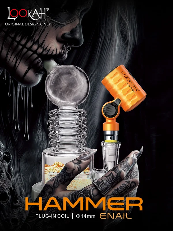 Lookah Hammer, Color: Orange