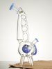 Lookah Bong 12.5 ” Cool Recycler Giraffe Water Pipe Clear - Green, Colors: Clear Green, 6 image