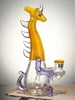 Yellow Lookah Bong 8.6" Mini Cute Elegant Hippo Glass Water Pipe Yellow Lookah Bong 8.6" Mini Cute Elegant Hippo Glass Water Pipe