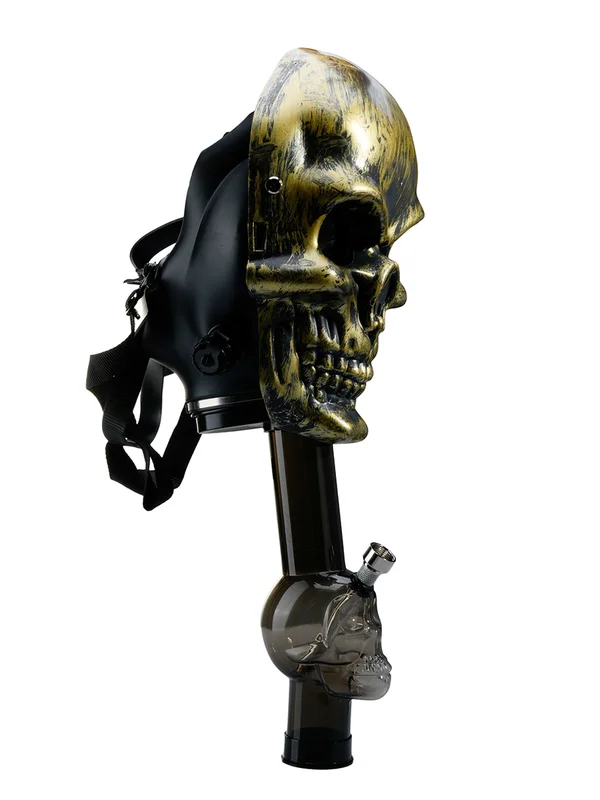 Third-Generation Skull Silicone Gas Mask Bong, 2 image