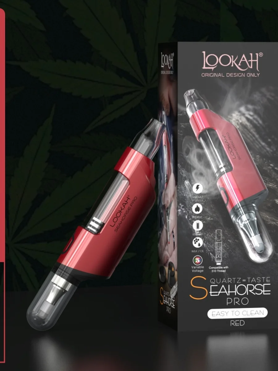 Lookah Seahorse PRO Electric Nectar Collector & Dab Pen, Color: Royal Gold, 10 image Lookah Seahorse PRO Electric Nectar Collector & Dab Pen, Color: Royal Gold, 10 image