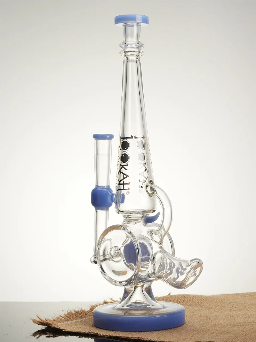 Lookah Bong 12.7" Cool Recycler Gun Water Pipe $95, Colors: Clear Green, 3 image Lookah Bong 12.7" Cool Recycler Gun Water Pipe $95, Colors: Clear Green, 3 image
