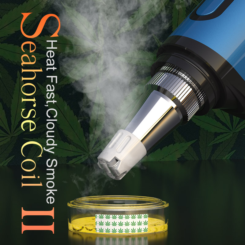 Lookah Seahorse Coil Ⅱ- Ceramic Dab Tips- scene