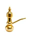 Creative Dual-Purpose Incense Burner Metal, Color: Gold