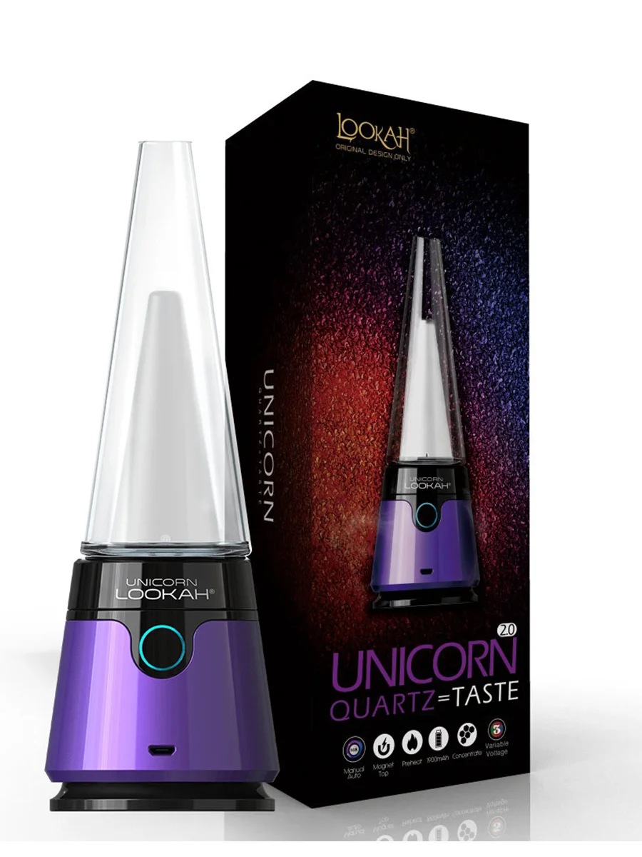 LOOKAH Unicorn 2.0 Portable E Rig Purple LOOKAH Unicorn 2.0 Portable E Rig Purple