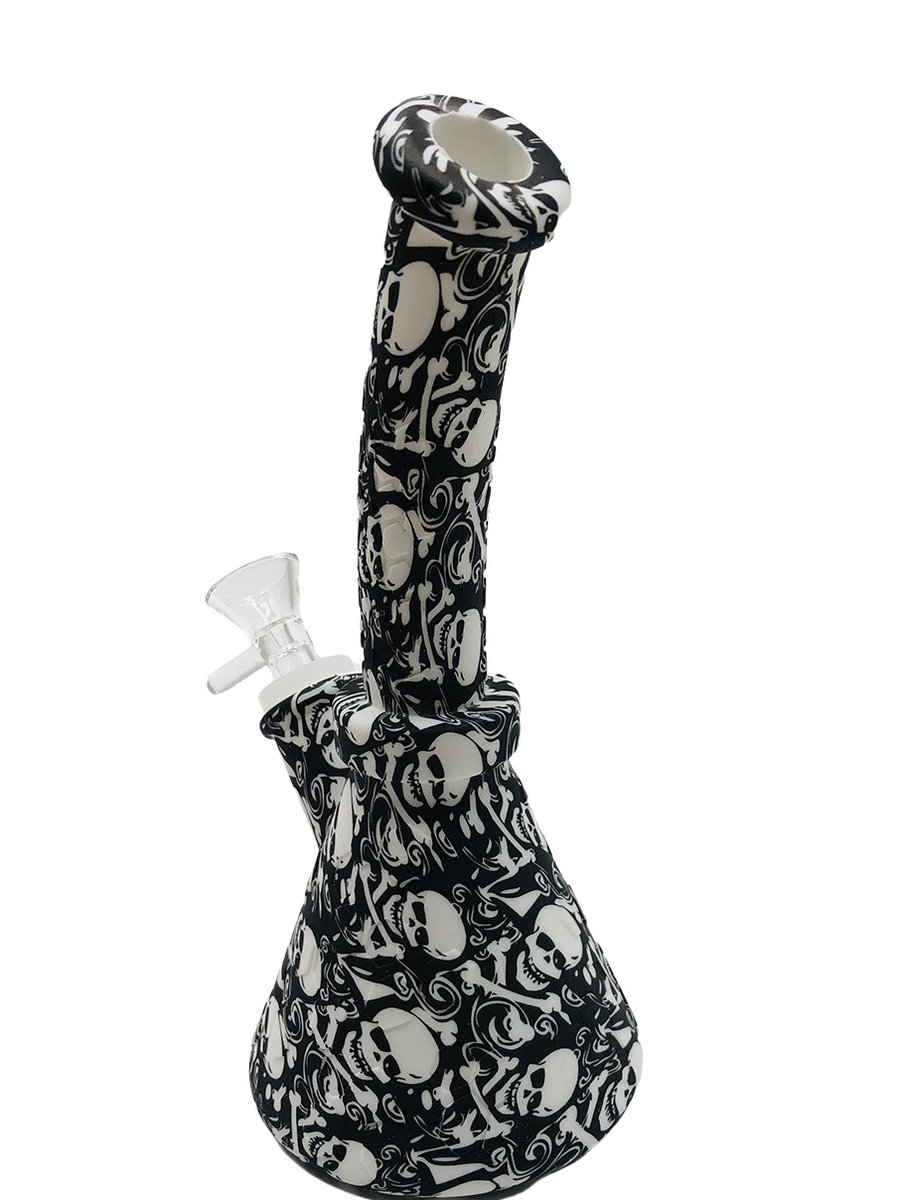 Large Horn Silicone Bong
