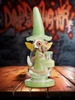 9" Mini Wizard Glass Dab Rig green 9" Mini Wizard Glass Dab Rig green