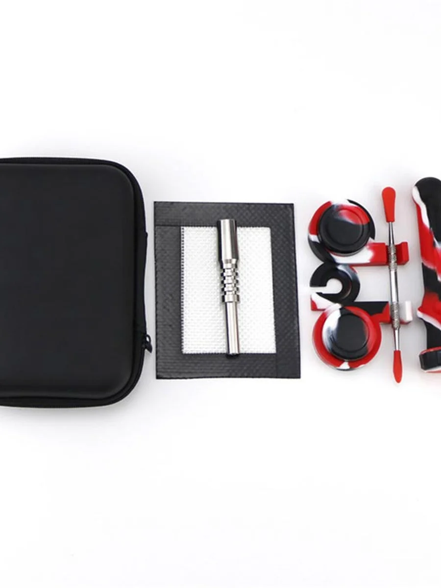 Mini Camouflage Silicone Nectar Collector Kit, Color: Blue, 2 image