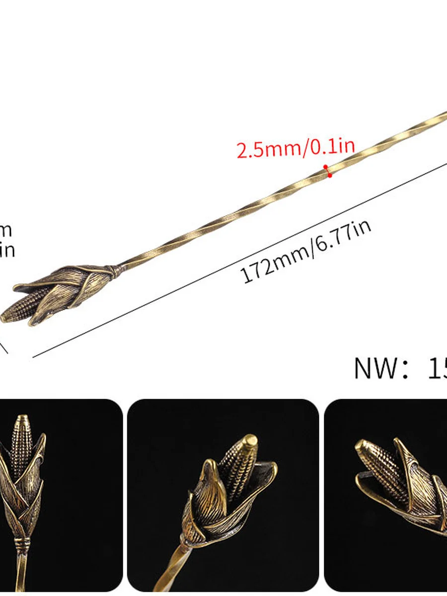 Brass Cigar Pin & Draw Poker, Attribute: Elephant, 5 image Brass Cigar Pin & Draw Poker, Attribute: Elephant, 5 image