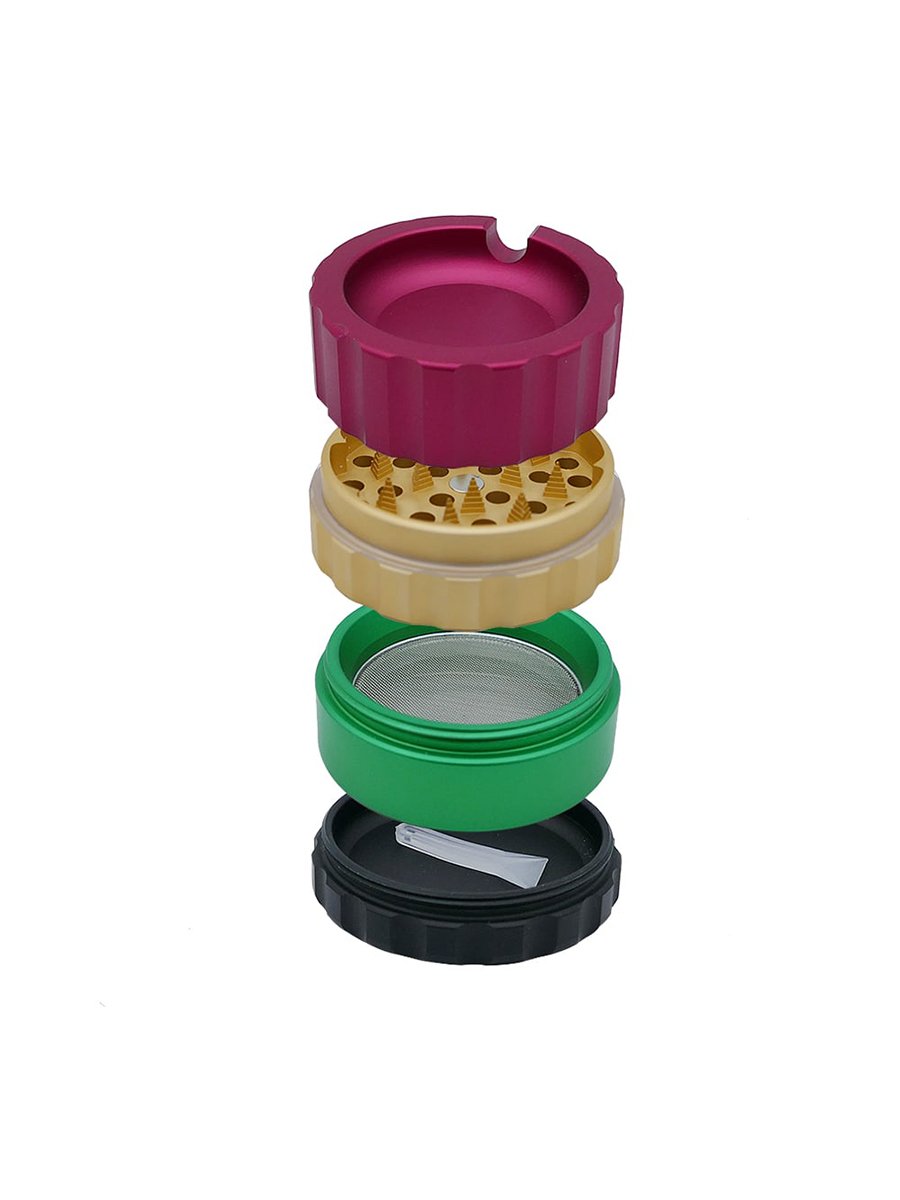 Ashtray Smoke Grinder 4 Layers Herb Grinder
