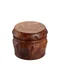 4 Piece Wooden Grain Herb Grinder, Color: Red