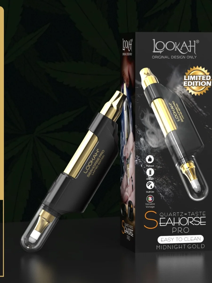Seahorse Pro dab pen midnight gold