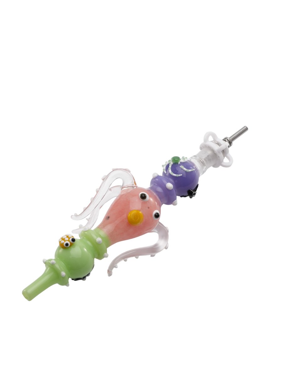 10mm Octopus Head Hand Blown Nectar Collector1
