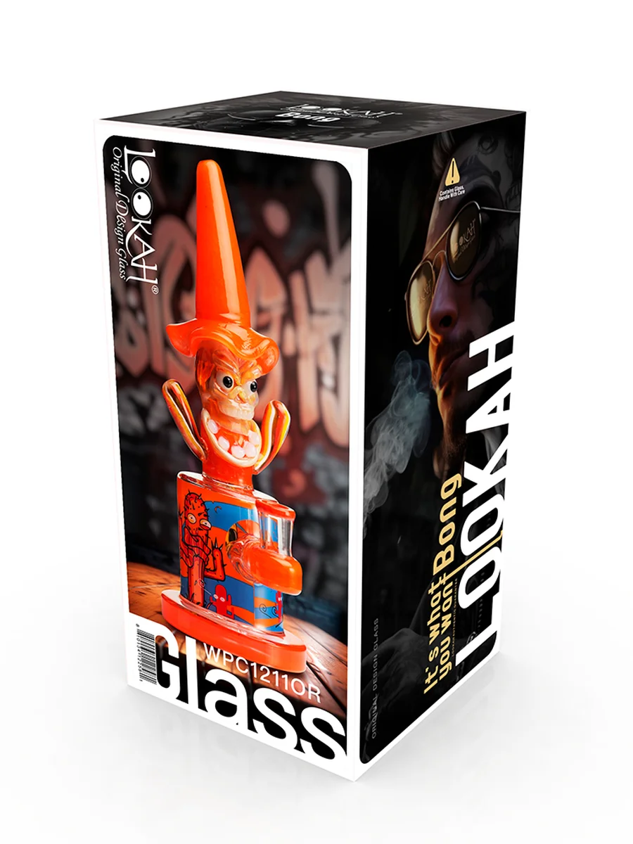 cool vivid hooded cactus bong orange package cool vivid hooded cactus bong orange package