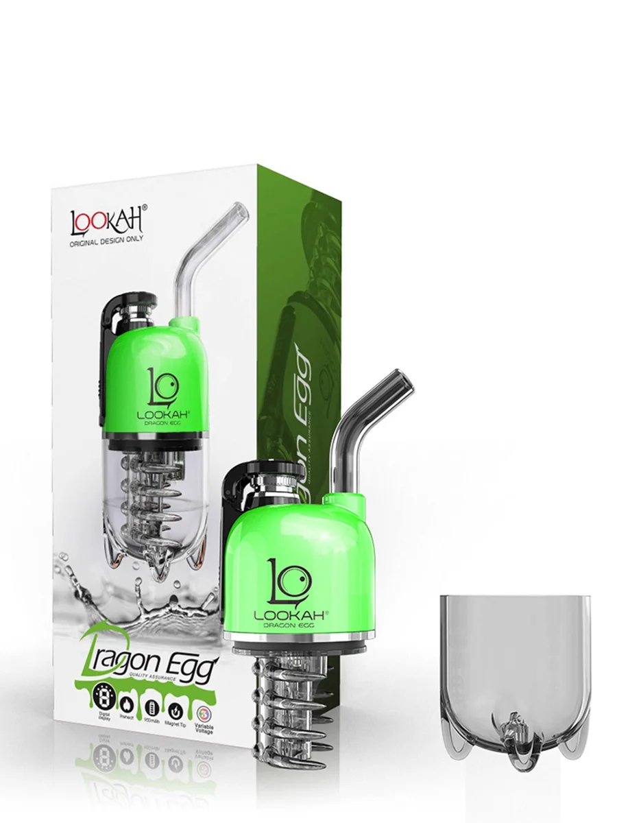 Green LOOKAH Dragon Egg Dab E Rigs Green LOOKAH Dragon Egg Dab E Rigs