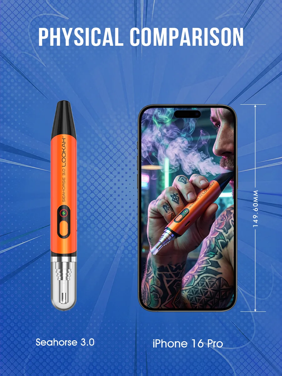 LOOKAH Seahorse 3.0 Electric Nectar Collector, Color: Blue, 3 image