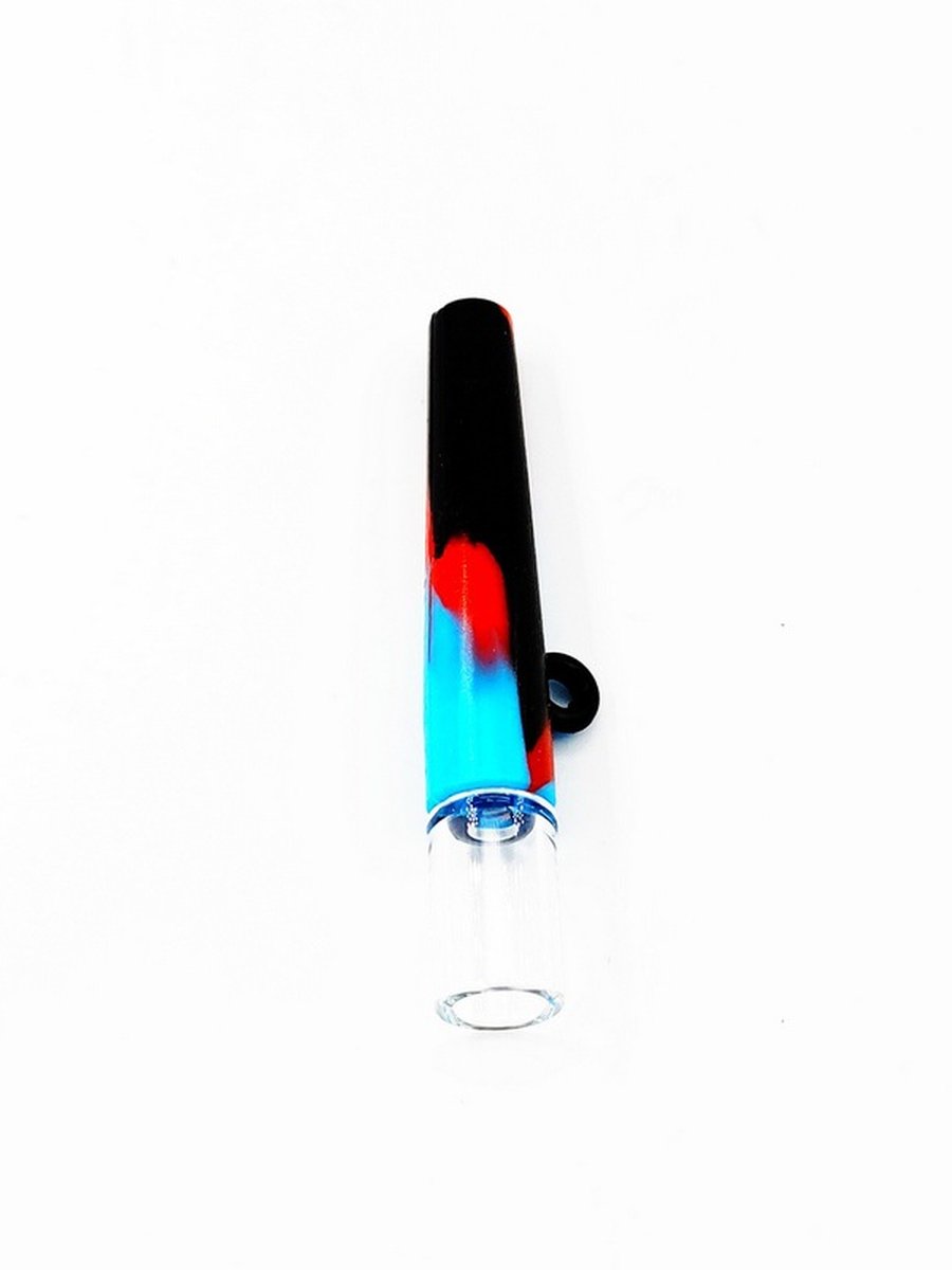 Silicone Short Chillum Pipe