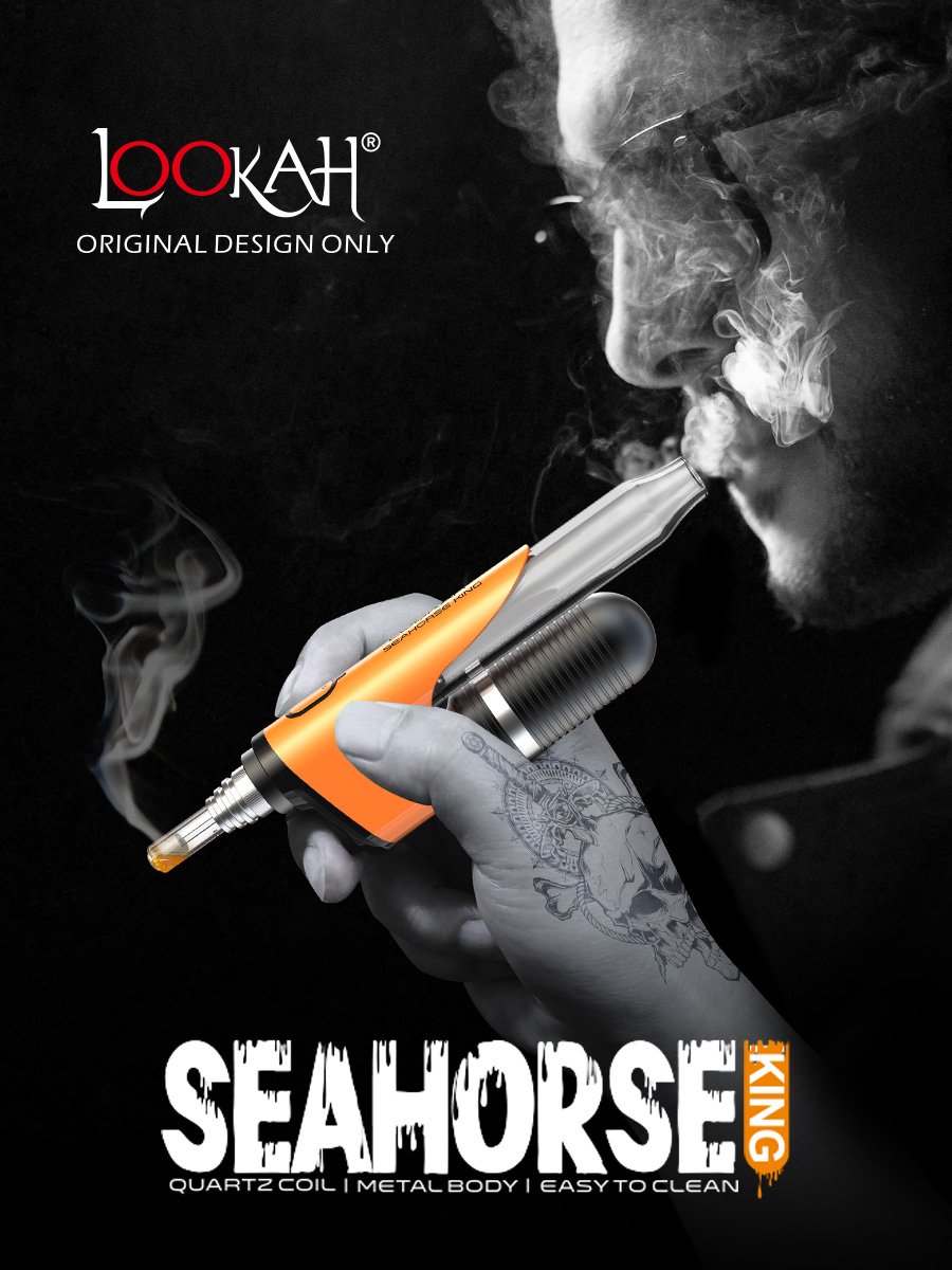 LOOKAH Seahorse King Electric Nectar Collector Scene