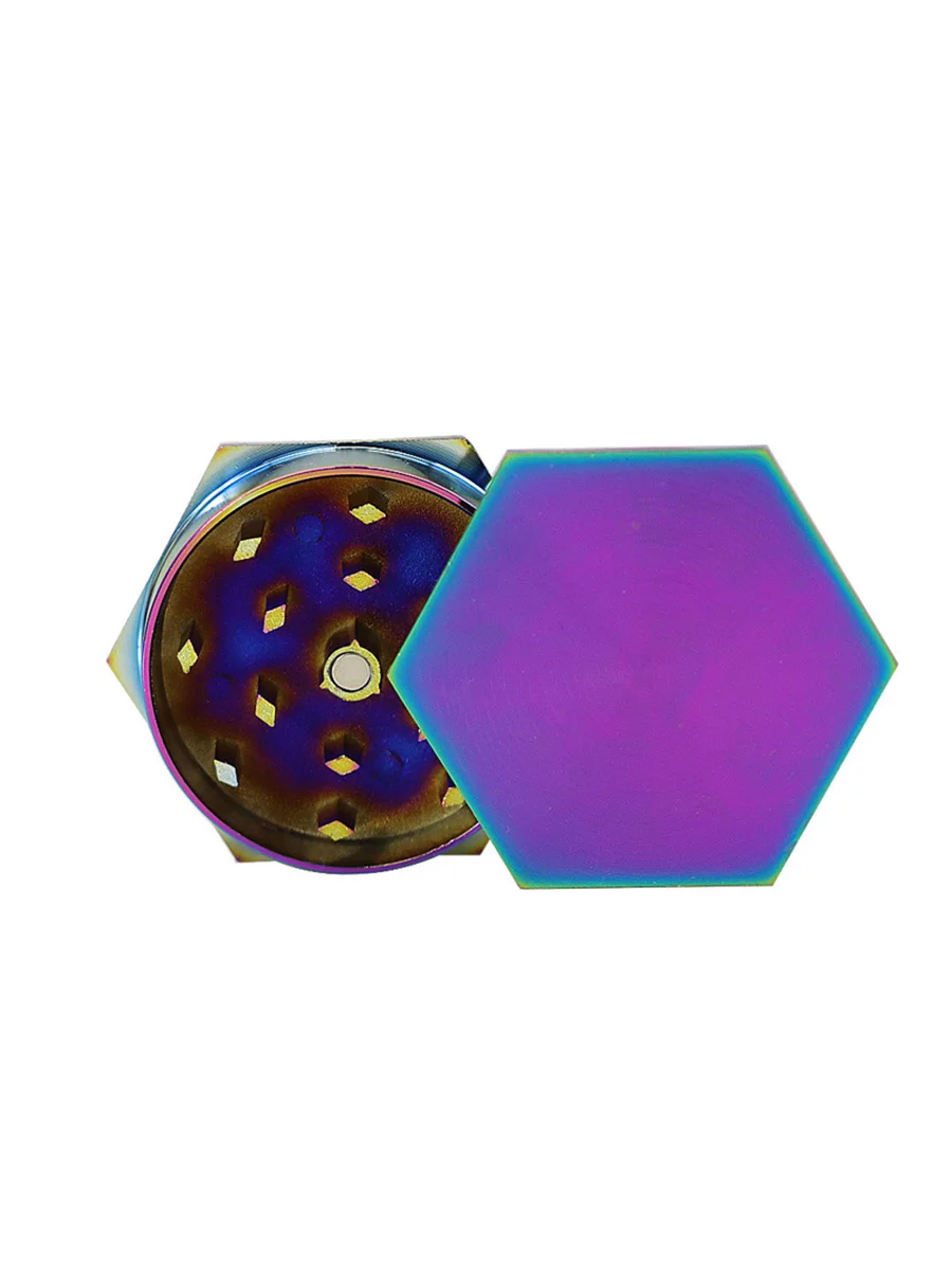 2 Layer Herb Grinder Hexagonal5