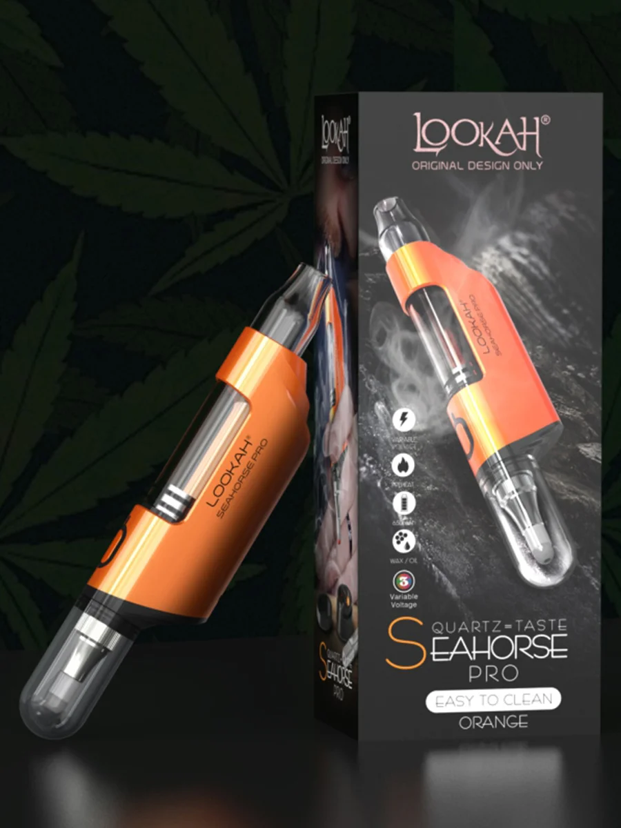 Lookah Seahorse PRO Electric Nectar Collector & Dab Pen Orange Lookah Seahorse PRO Electric Nectar Collector & Dab Pen Orange