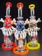 12.5" Cool Skull Tusk Bong, Colors: Blue