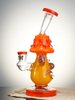 Lookah Rig 8.3" Cute Clown Mushroom Dab Rig, Colors: Orange, 6 image Lookah Rig 8.3" Cute Clown Mushroom Dab Rig, Colors: Orange, 6 image