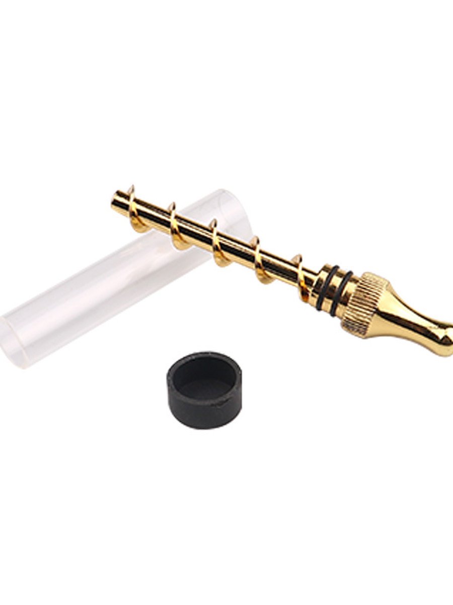 Gold Creative Spiral Glass Blunt Gold Creative Spiral Glass Blunt