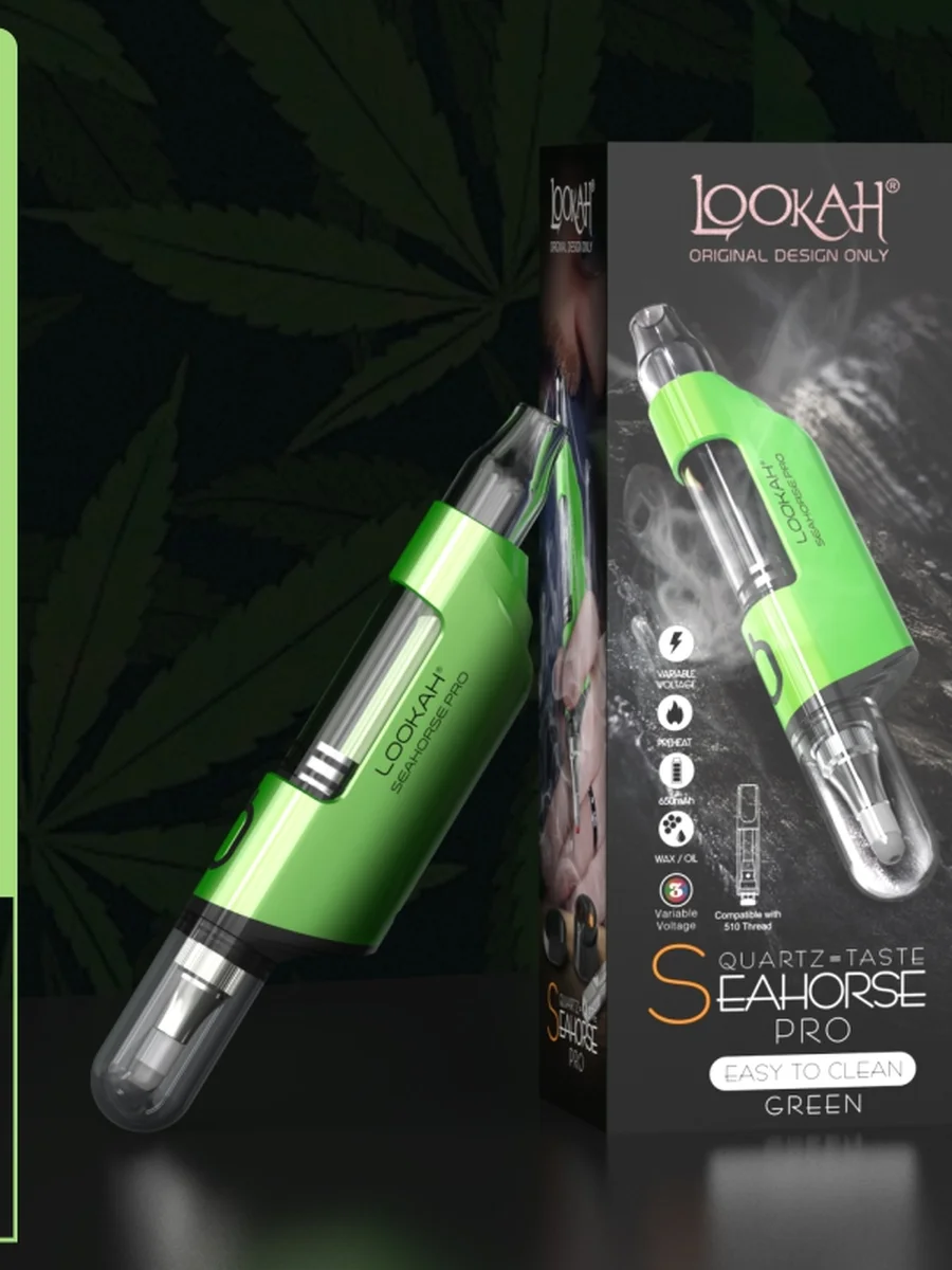 Lookah Seahorse PRO Electric Nectar Collector & Dab Pen, Color: Royal Gold, 11 image Lookah Seahorse PRO Electric Nectar Collector & Dab Pen, Color: Royal Gold, 11 image