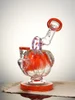 Lookah Rig 7.5" Strawberry Glass Dab Rig, Colors: Orange, 3 image Lookah Rig 7.5" Strawberry Glass Dab Rig, Colors: Orange, 3 image