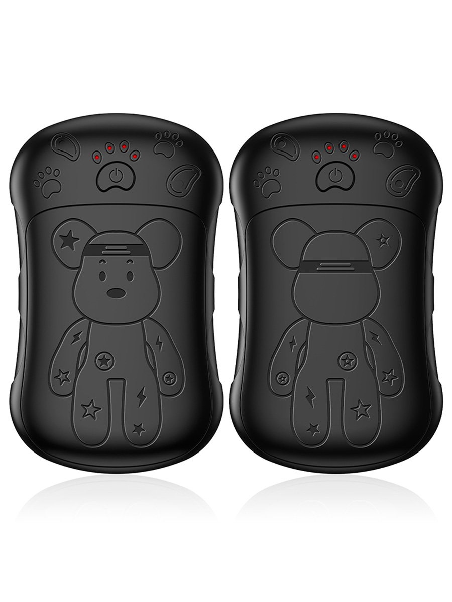 Fortune Bear Magnetic 2-in-1 Dual-Sided Rechargeable Hand Warmers, Color: Pink, 5 image Fortune Bear Magnetic 2-in-1 Dual-Sided Rechargeable Hand Warmers, Color: Pink, 5 image