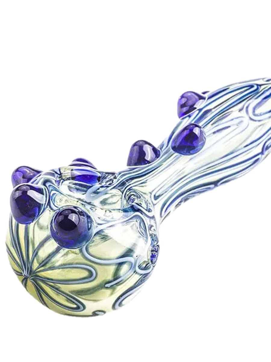 Marble Handle Glass Pipe Marble Handle Glass Pipe