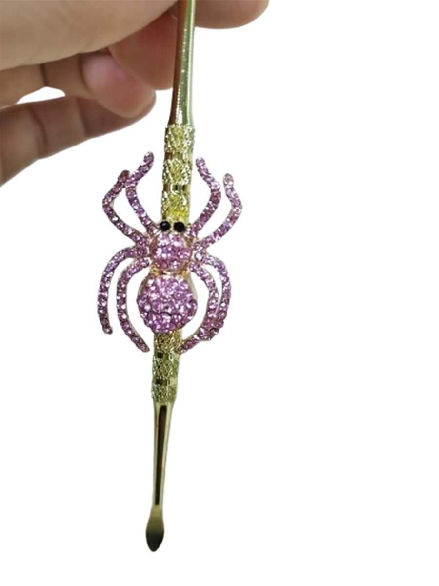 Spider-Inlaid Diamond Scoop and Spear Point Dab Tool Spider-Inlaid Diamond Scoop and Spear Point Dab Tool
